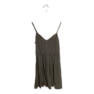 Express LBD Black & White Polka Dot Spaghetti Strap Sundress Women’s Medium